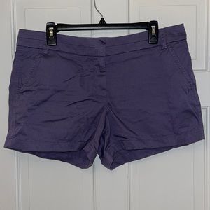 NWOT J. Crew Purple Chino Shorts